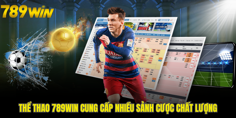 Nền tảng thể thao 789WIN cung cấp nhiều sảnh cược chất lượng
